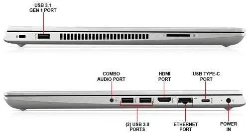 HP ProBook 450 G6 Ports 11zon