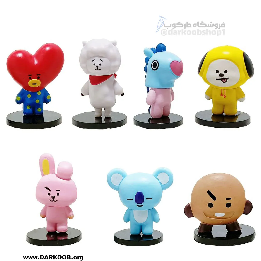 فیگور بی تی 21 BT21 پک 7عددی