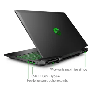 لپ تاپ استوک اچ پی پاویلیون HP Pavilion Gaming 15-dk0056wm | 16GB RAM | 512GB SSD | i5 9300H | 1650 4GB