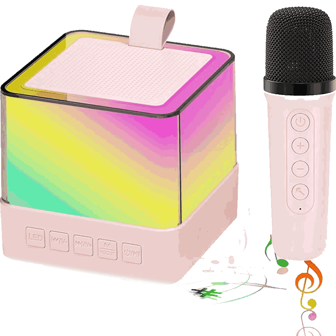 اسپیکر RGB همراه با میکروفون افکت دار مدل K18