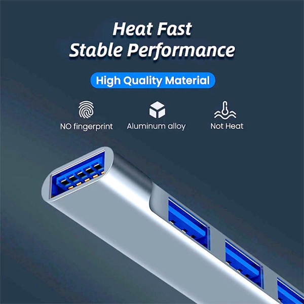هاب 4 پورت USB C 1