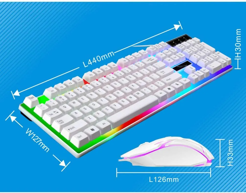 کیبورد و موس گیمینگ Limeide مدل TX30 16