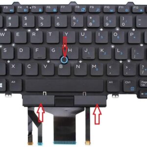کیبورد لپ تاپ دل Dell Latitude 3340 7480 7490 E7450 3340 E5470 E7470